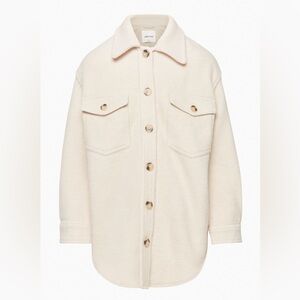 Wilfred Free
The Ganna Shirt Jacket Cream Wool Button Up small